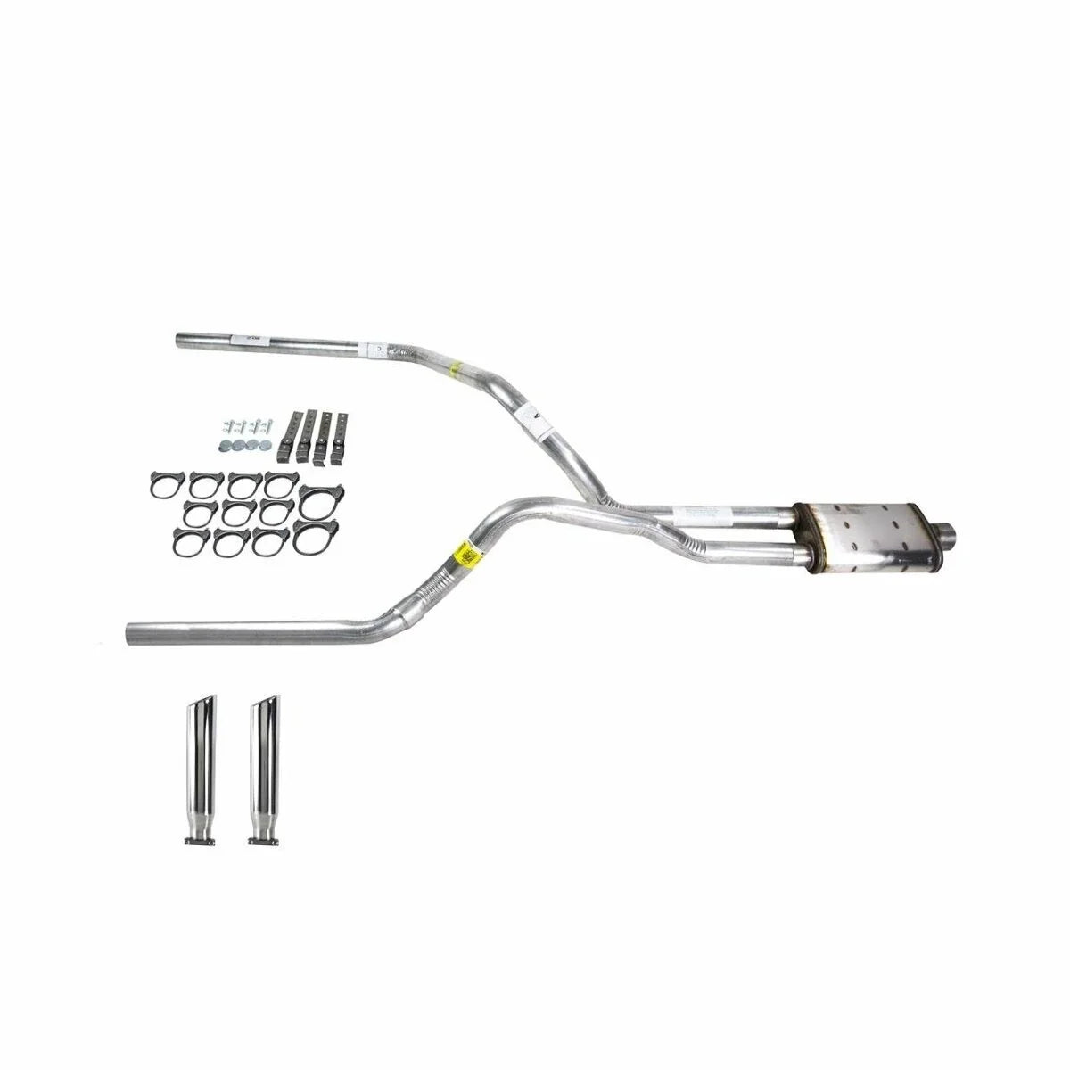 Dual Exhaust 2.5" Pipe with Magnaflow RC Tip for Dakota (1987–1996)