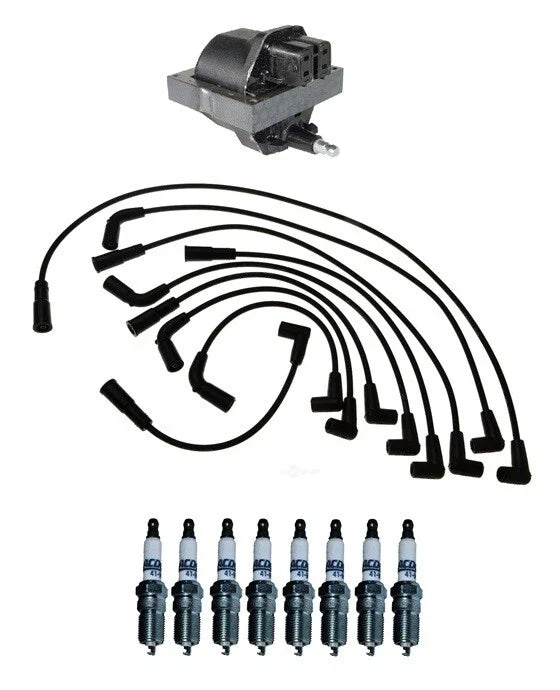Ignition Wires & Spark Plugs Kit for Chevrolet Caprice V8 (1991–1996)