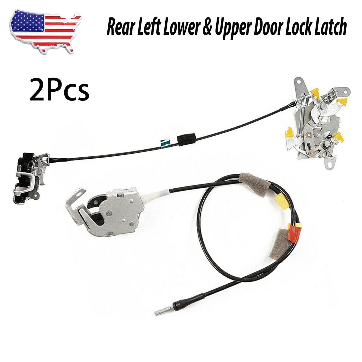 Rear Left Lower/Upper Door Lock Latch Assembly for Ford F150 (1997–2003)