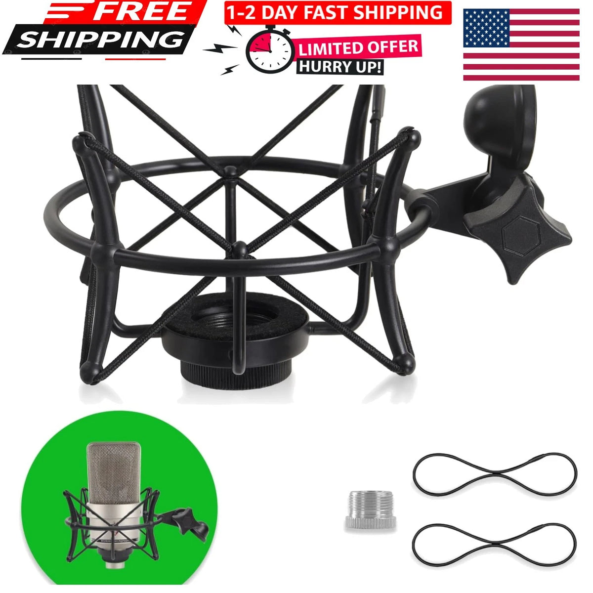 Microphone Shock Mount for Neumann TLM 103, TLM 102, M147, M149