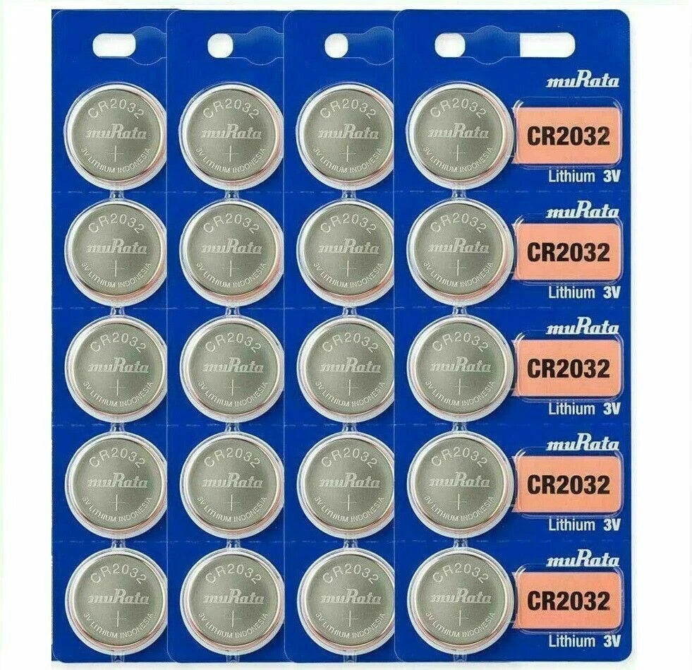 20 CR2032 Lithium 3V Watch Batteries for Various Devices (Exp 2032)