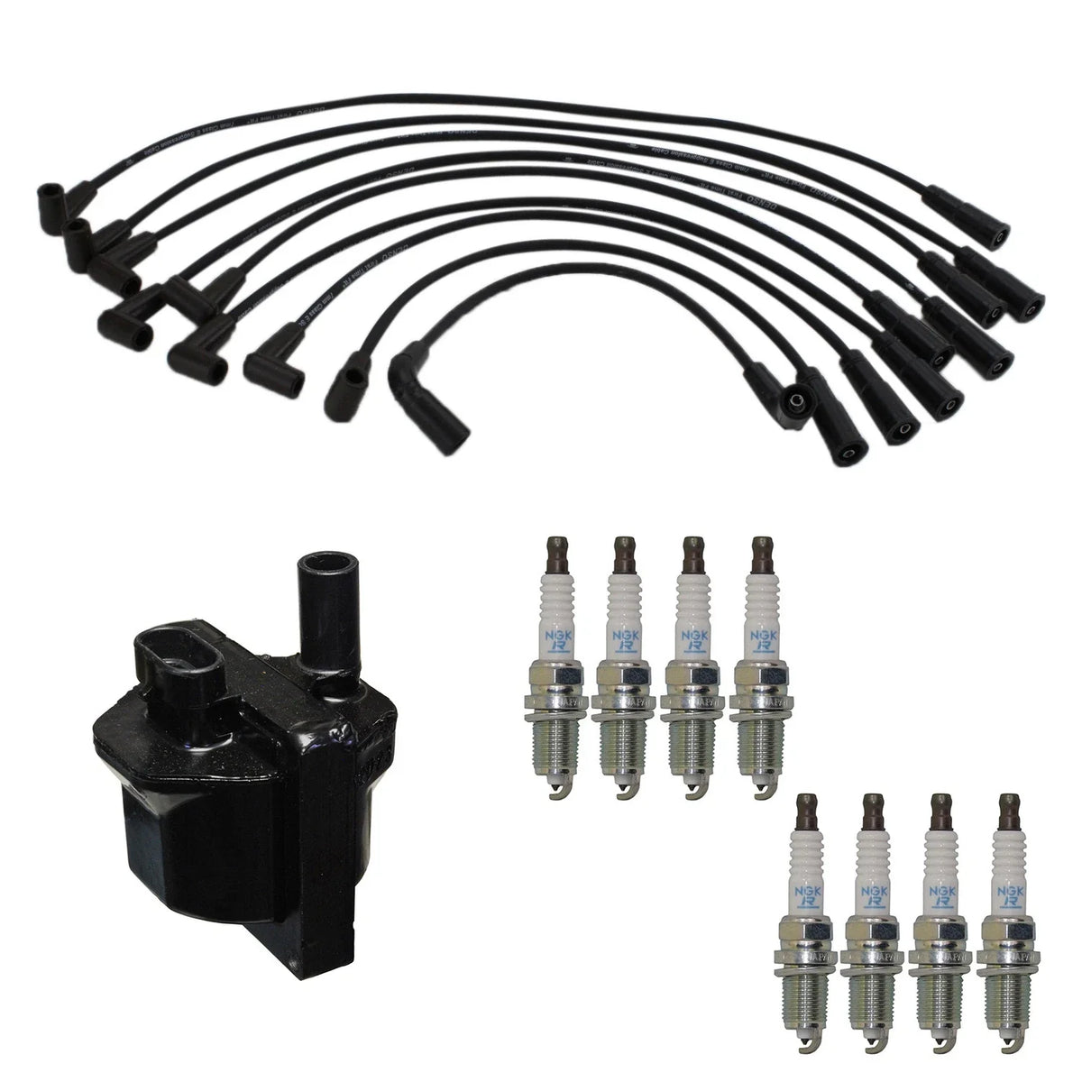 Denso Ignition Coil Wires & NGK Platinum Spark Plugs Kit for P30 P3000 (1995–2000)