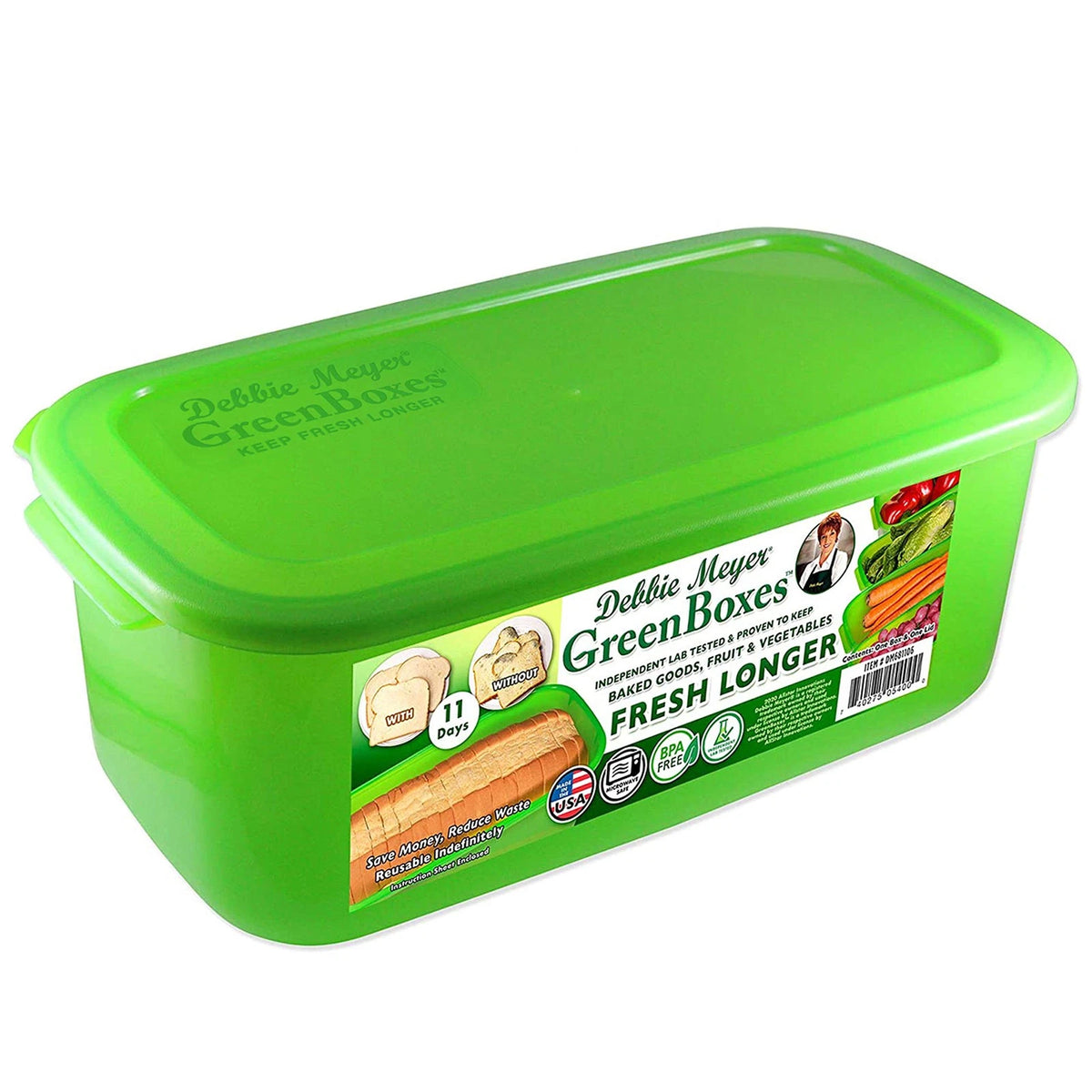 Debbie Meyer GreenBoxes BreadBox for Baked Goods and Snacks