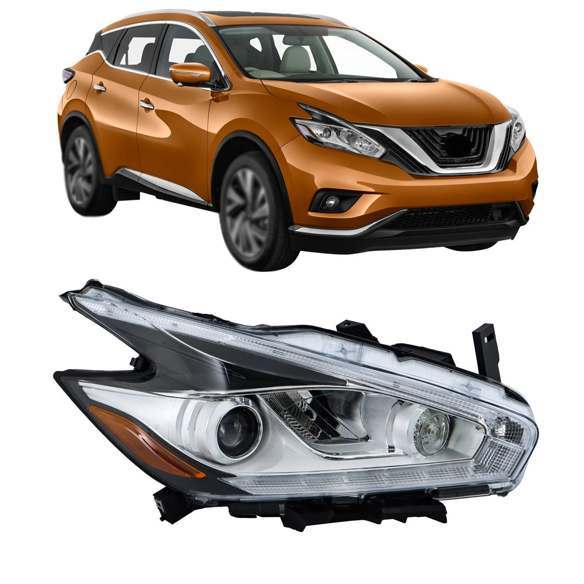 LED Headlight Assembly for Nissan Murano Platinum (2015–2018) BCK87120K