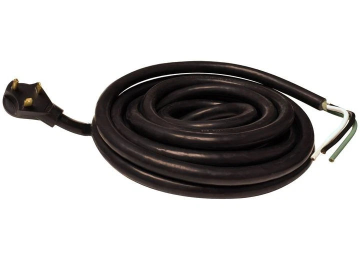 Valterra A10-3025ENDBK 30A Male Plug to Bare Wire RV Power Cord 25ft