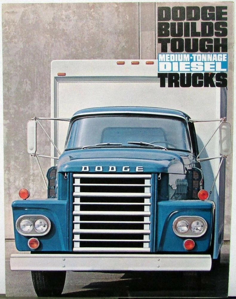 Sales Folder for Dodge Diesel Trucks Med Ton Model PD & PC (1964)