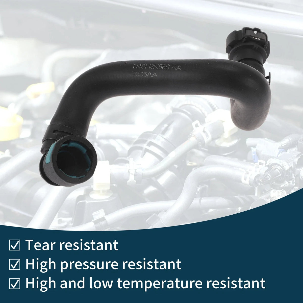 Radiator Hose No.D4B118K580AA for Ford EcoSport (2016) Rubber Outlet Pipe