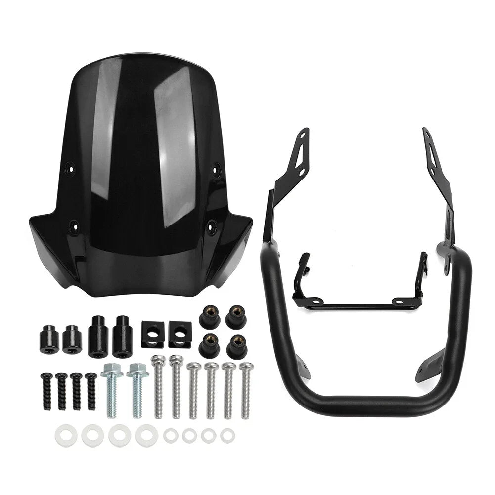 Windshield Deflector & Mount Bracket for Honda NAVI NVA110B (2018–2023)