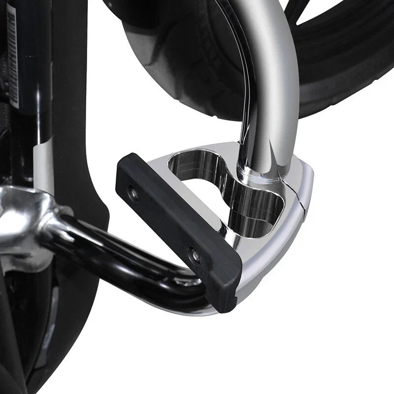 Chrome Toe Rest Foot Peg for Harley Softail Touring Dyna XL (1 1/4")