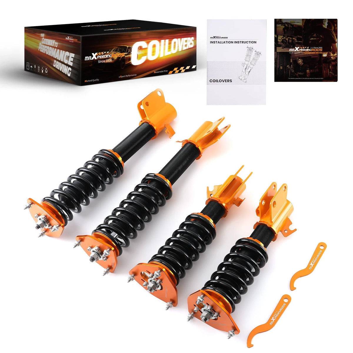 Adjustable Coilovers Suspension Kit for Subaru Impreza WRX (2000–2007) BV1L4R