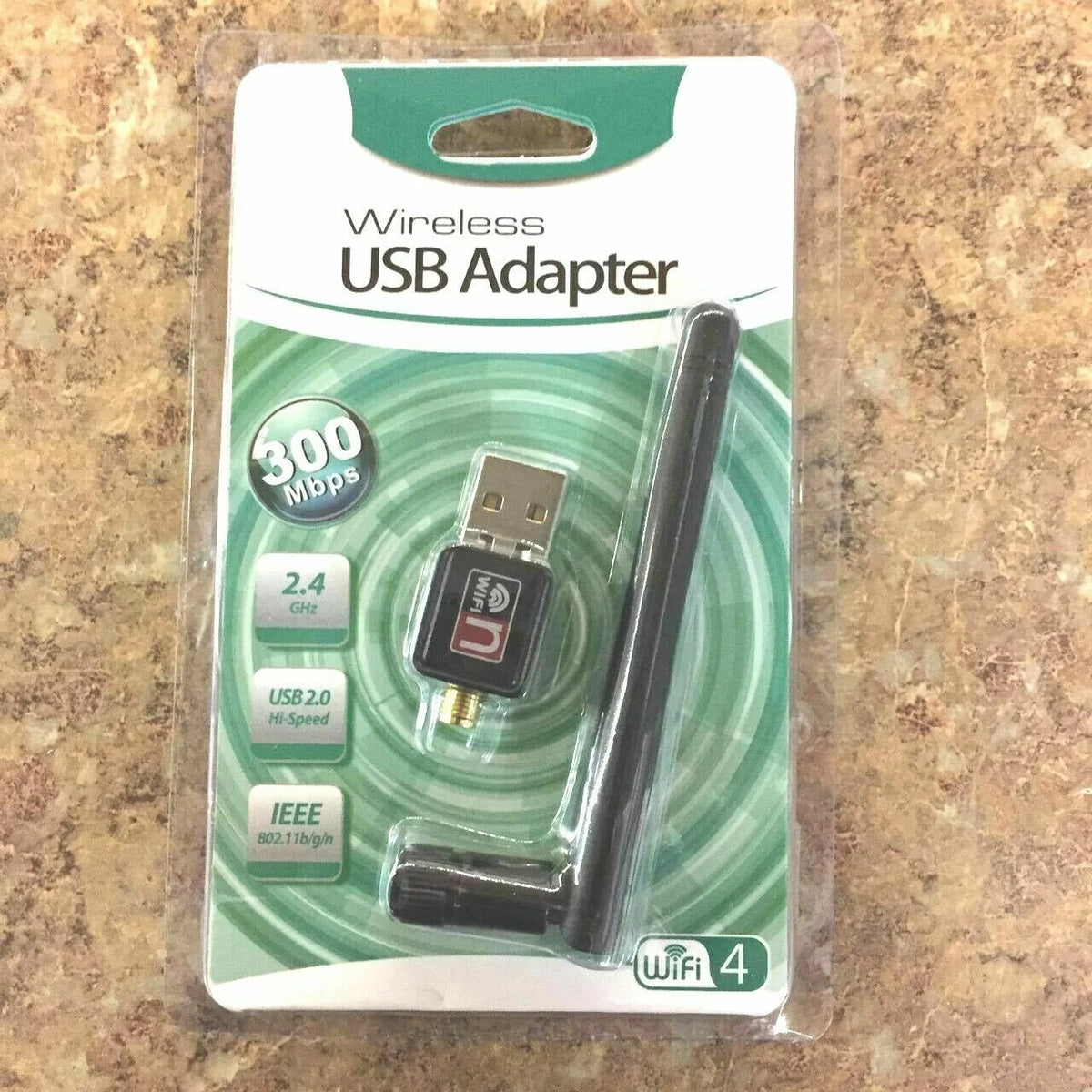 Mini Wireless USB Wifi Adapter 300Mbps 802.11n/g/b for PC (No Part Numbers)