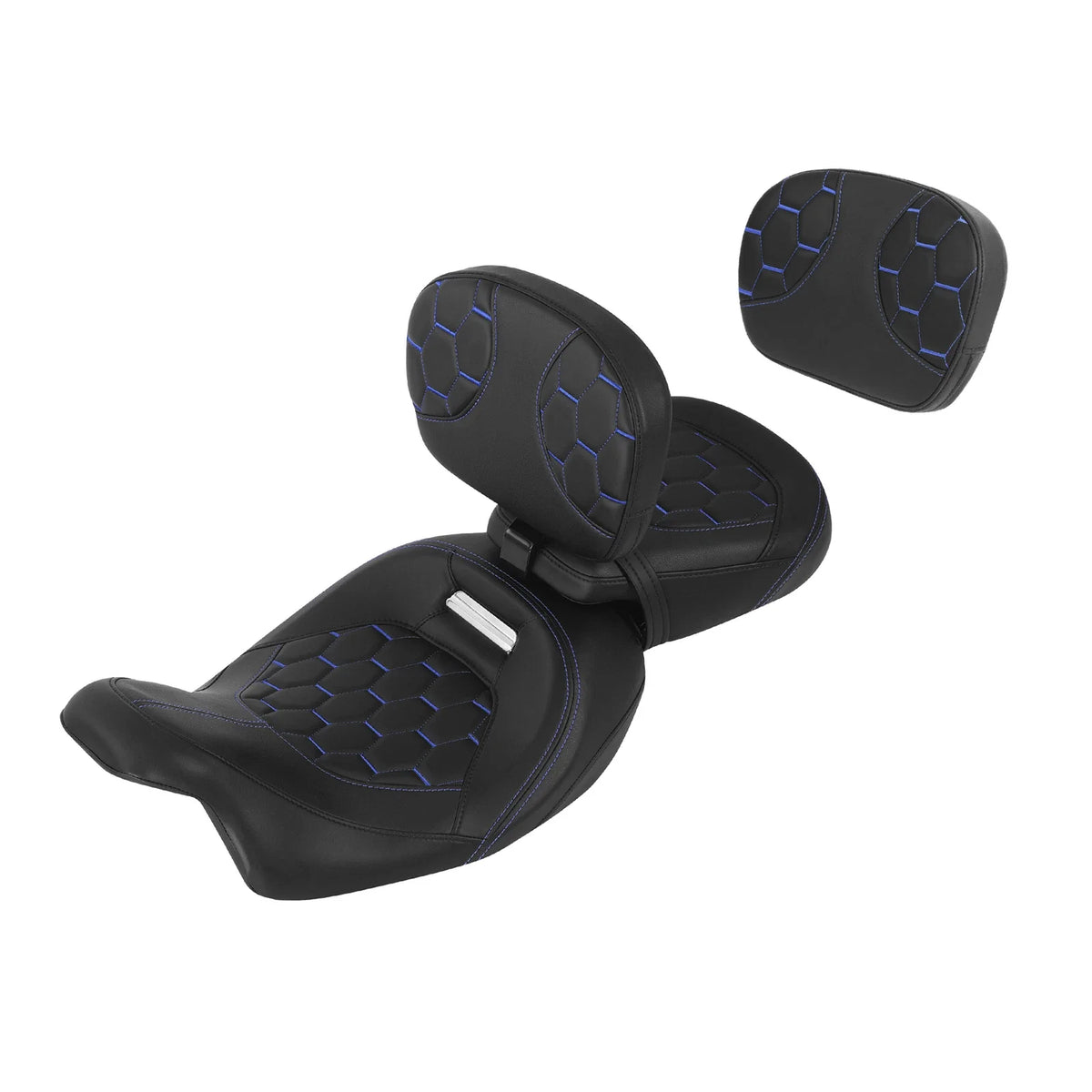 Driver & Passenger Seat Pad Backrest for Harley CVO Street Glide (2009–2023)