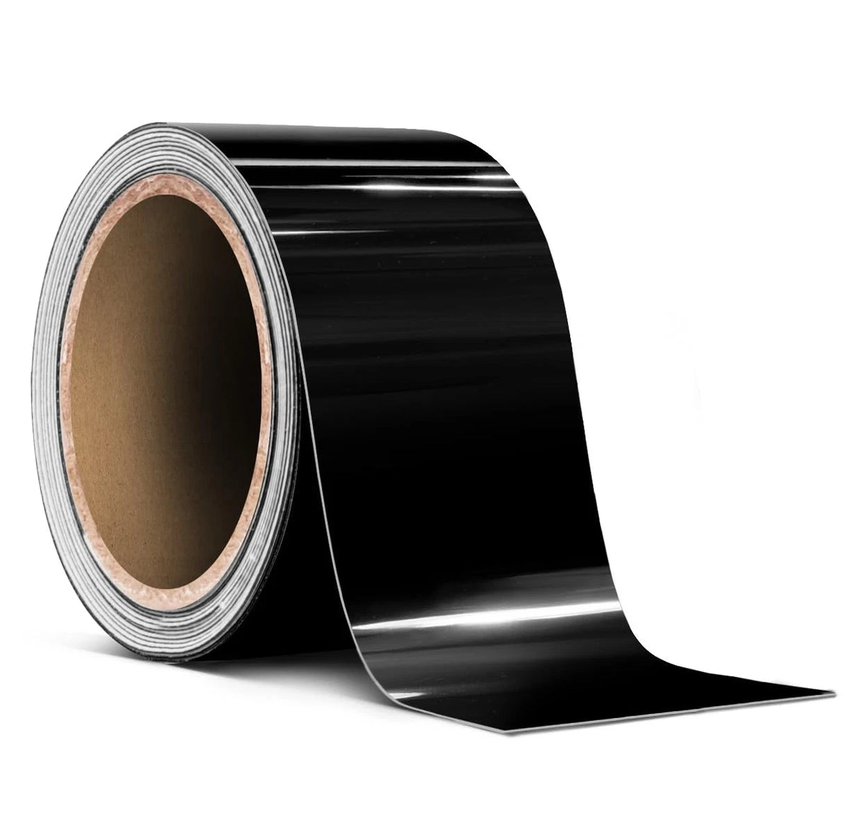 2" x 25ft Gloss Black Dry Apply PPF Tape for Automotive Applications