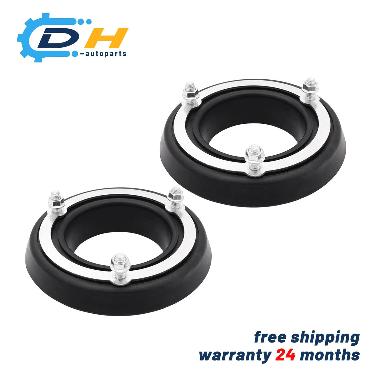 2X Black Coil Spring Insulator for Dodge Ram 1500 2500 3500 (1994–2013) 52037719AC, K160015