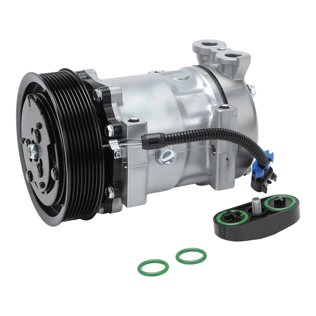 A/C Compressor with Clutch for Freightliner Cascadia (2008–2010) 18016615, CO4108C