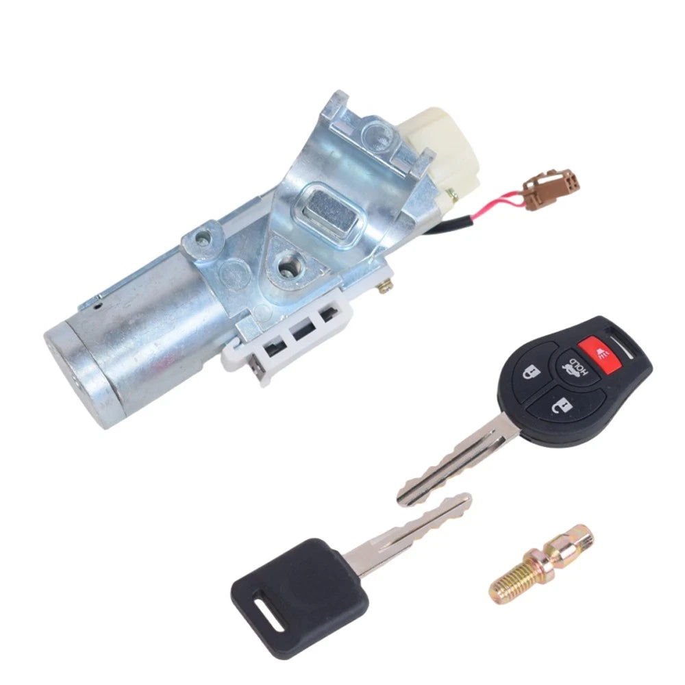 Ignition Lock Cylinder Switch Key for Nissan Versa (2012–2019) D8700-1HL0A, D8700 1HL0A