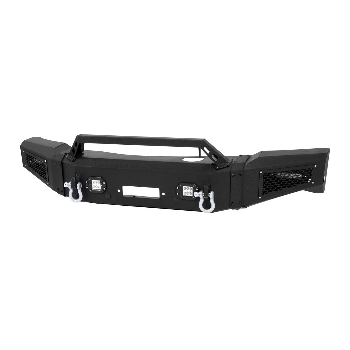 Front Bumper with Winch Plate & LED Lights for Chevrolet Silverado 1500 (2019–2021) - CON-A000000667