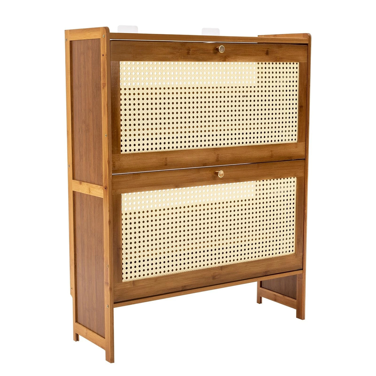 Shoe Cabinet with 2 Flip Drawers for Entryway Home