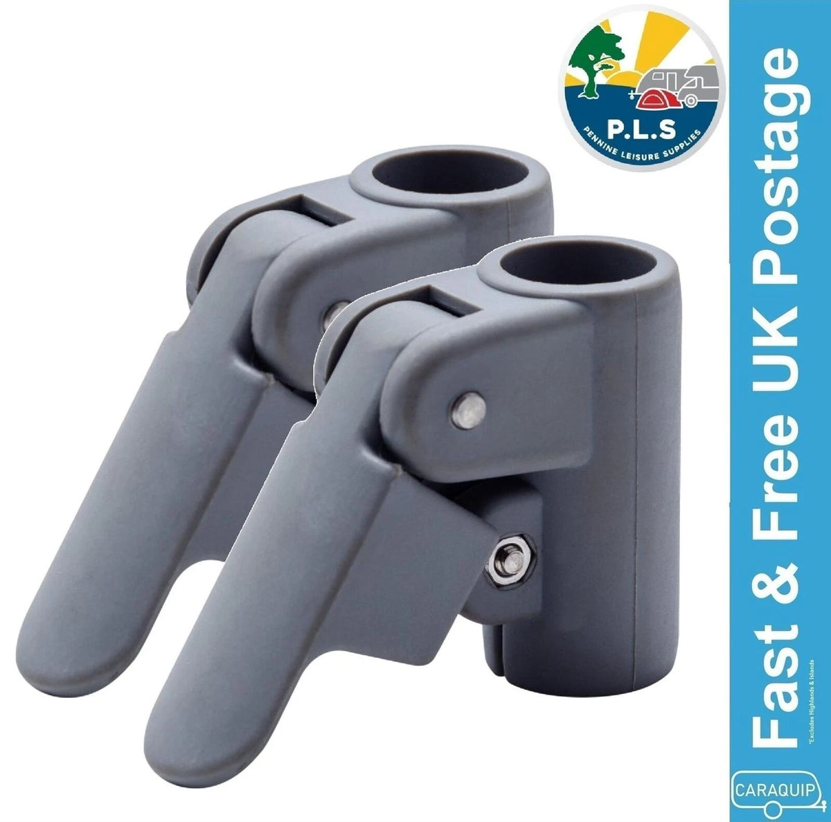 2X Awning Pole Adjuster Clamp for Motorhome (Universal 22-25mm) 6999190