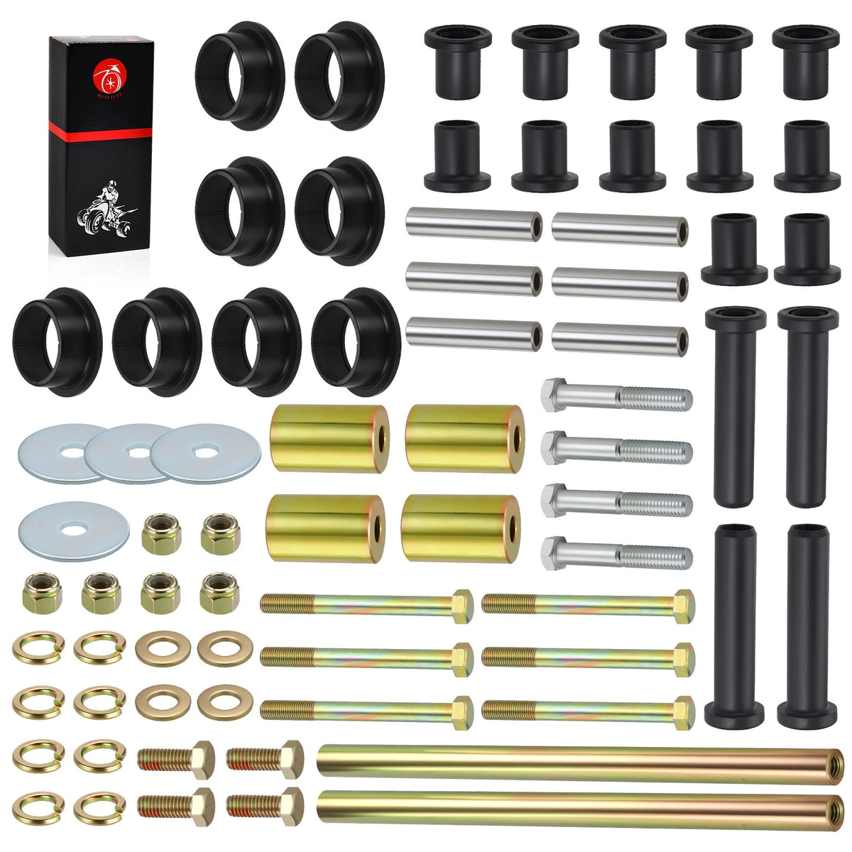 Upper & Lower Rear Arm Bushing Kit for Polaris Sportsman 450 (2006–2007) 7515472, 7542439, 5020826