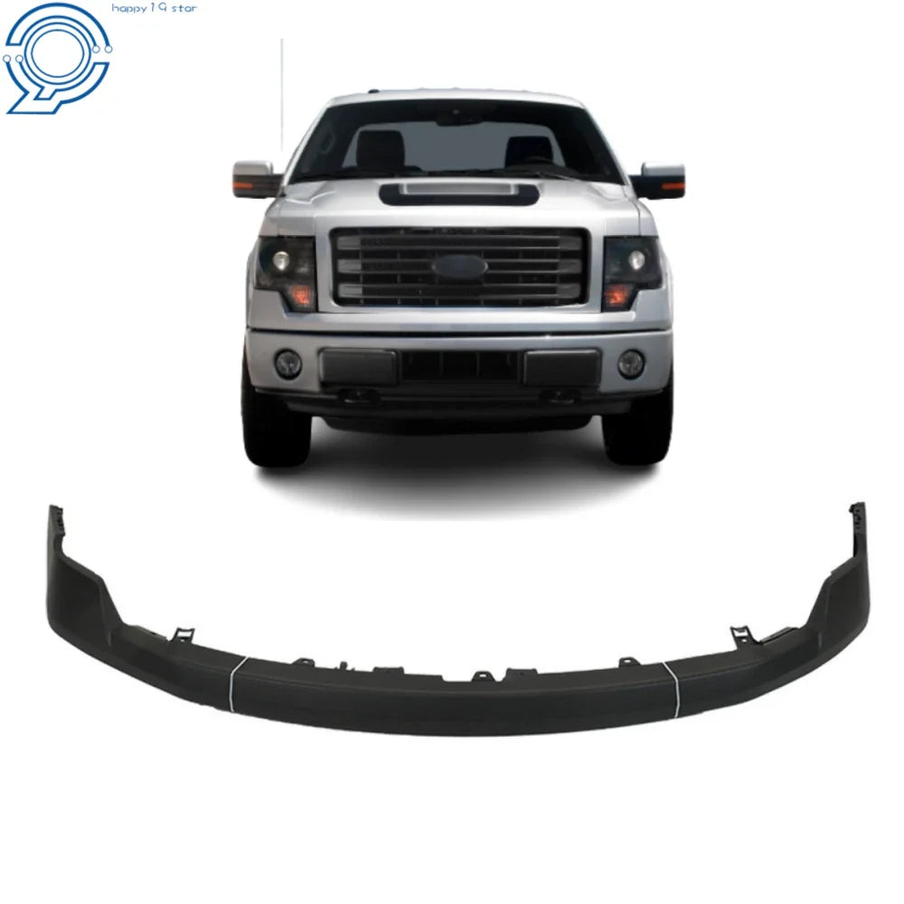 Front Upper Bumper Cover for Ford F150 (2009–2014) Textured w/o Wheel Opening Hole