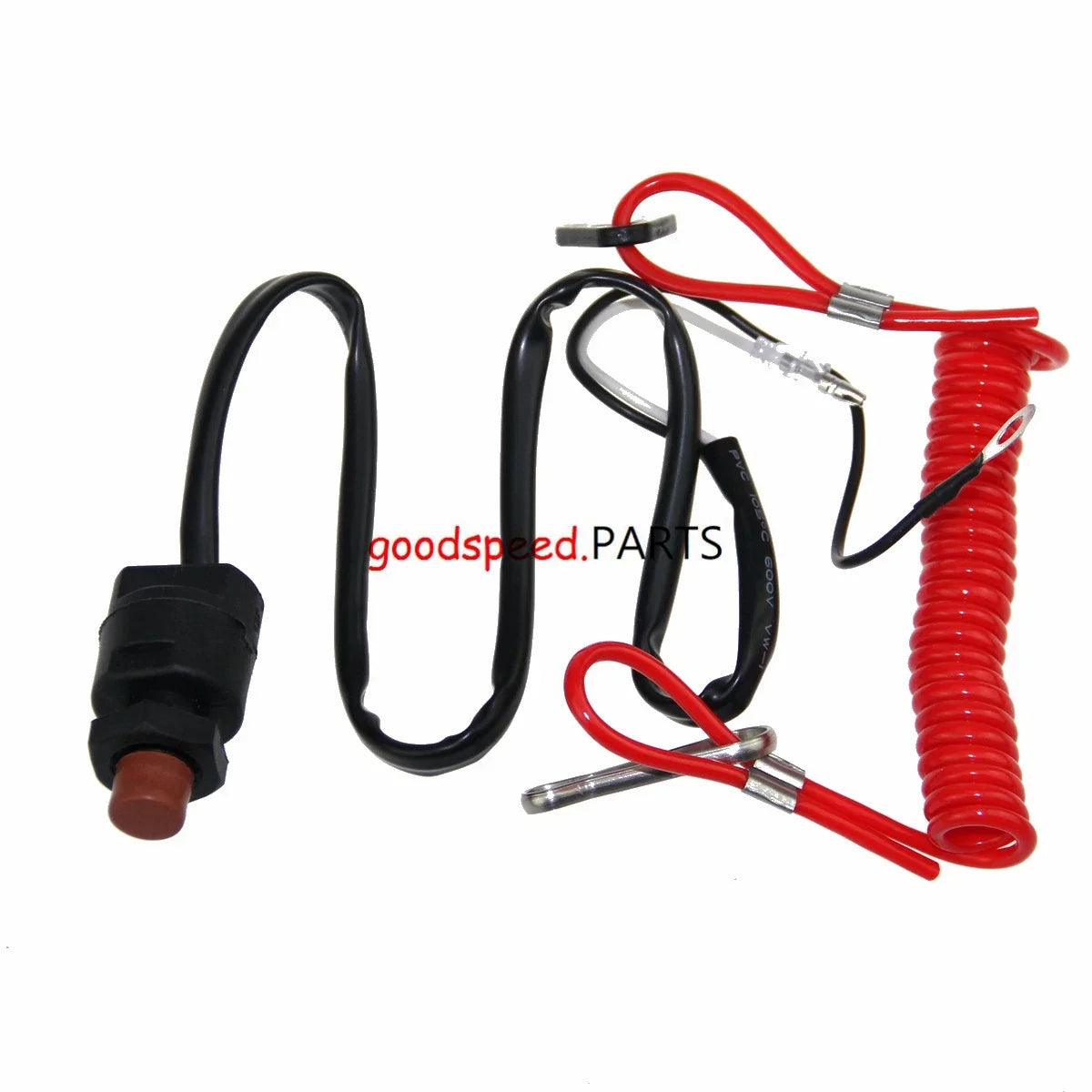Kill Safety Stop Switch Assembly for Yamaha Outboard 6HP 8HP 40HP (6E9-82575)