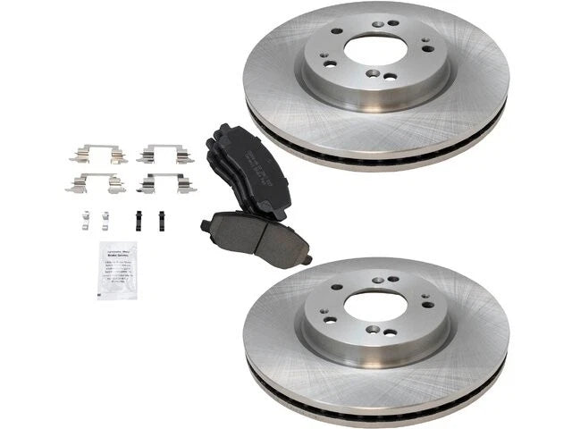 Brake Pad and Rotor Kit for Mitsubishi Lancer (2008–2016) 53631GWPK