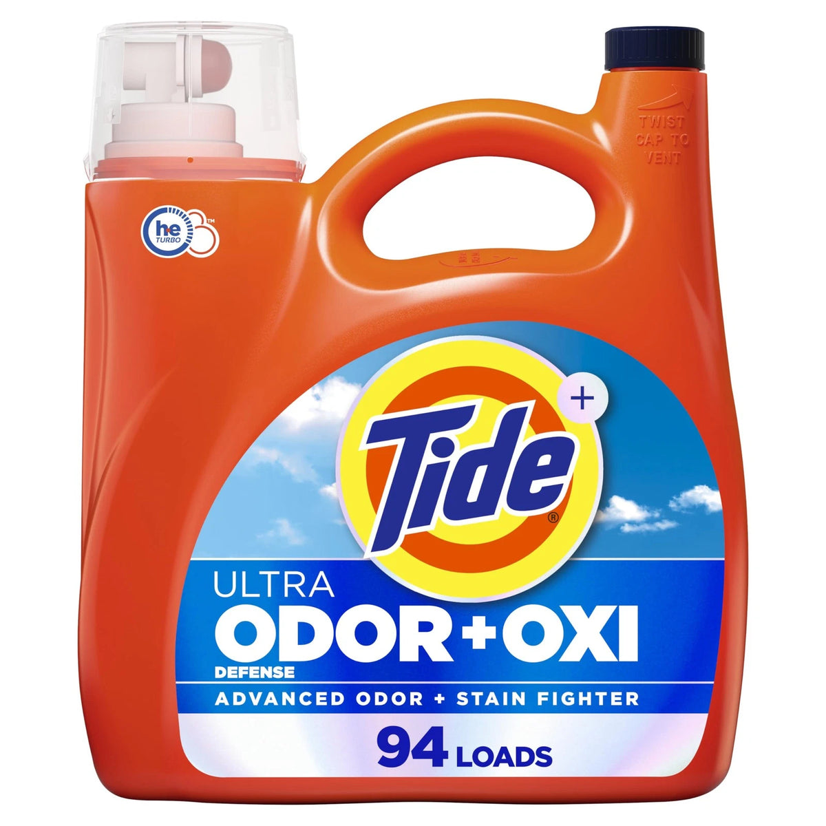 Tide Ultra Odor Defense Plus Oxi Liquid Laundry Detergent 132 Fl Oz