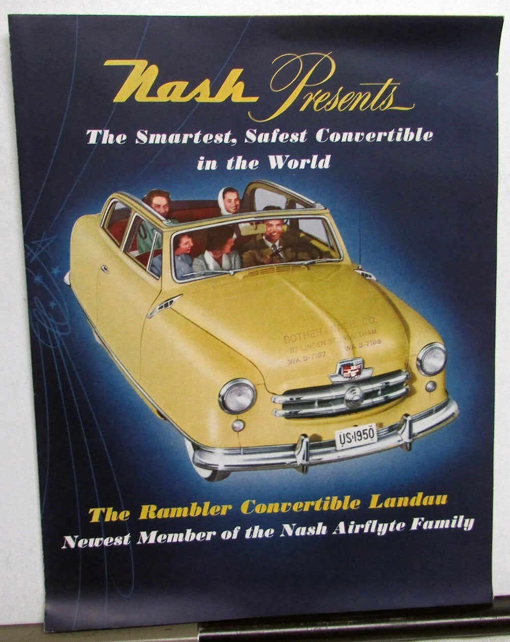 Sales Folder for Nash Rambler Convertible Landau (1950)