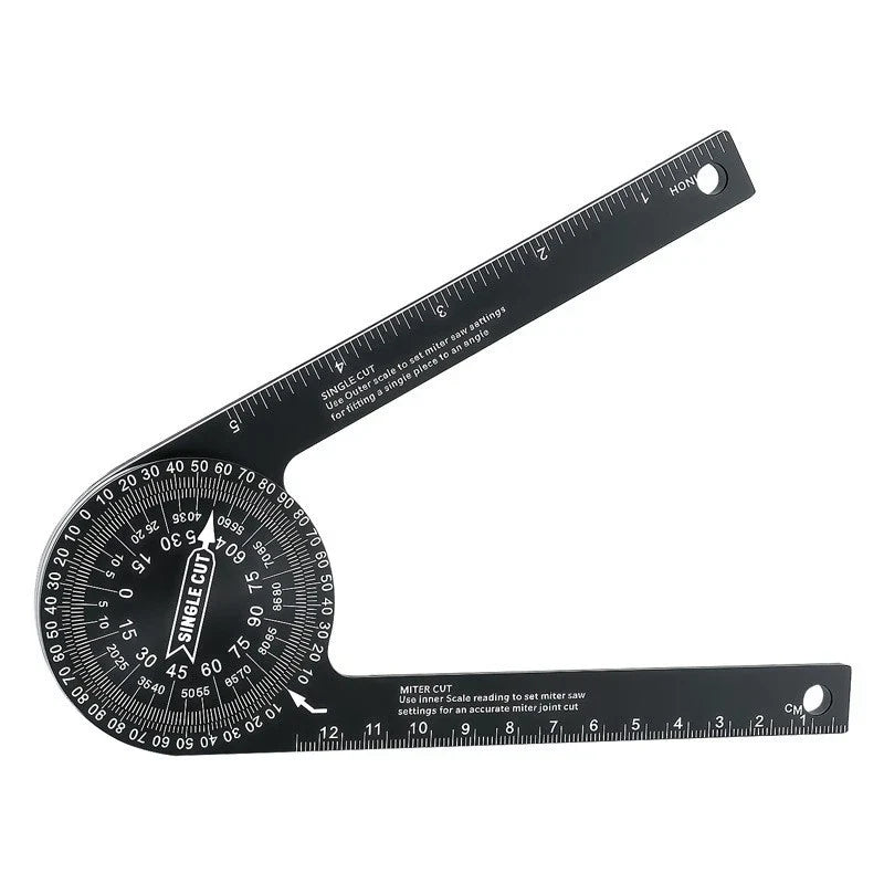 Aluminum Miter Saw Protractor for Fast Accurate Angle Readings