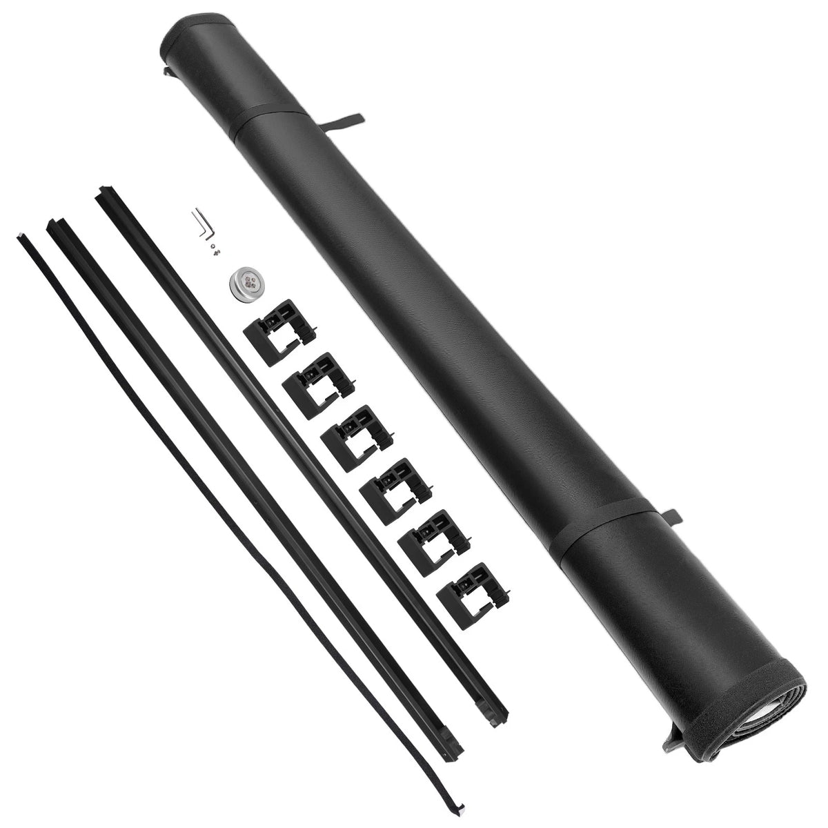 Soft Roll-Up Tonneau Cover with LED Lamp for Dodge Dakota (2000–2004)
