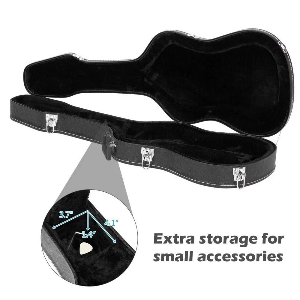 Glarry Hard Shell Case for ST Guitar (Electric Guitar)