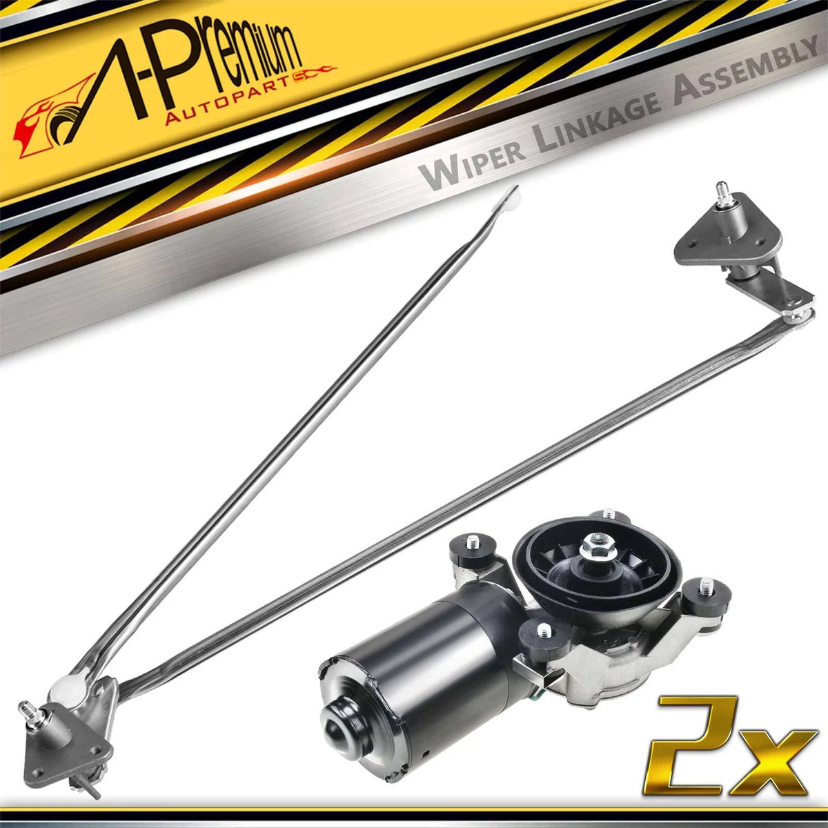 Windshield Wiper Linkage Assembly w/ Motor for Mitsubishi Galant (2004–2012) - 8511004010, 8511004020, MR192794, MR192786