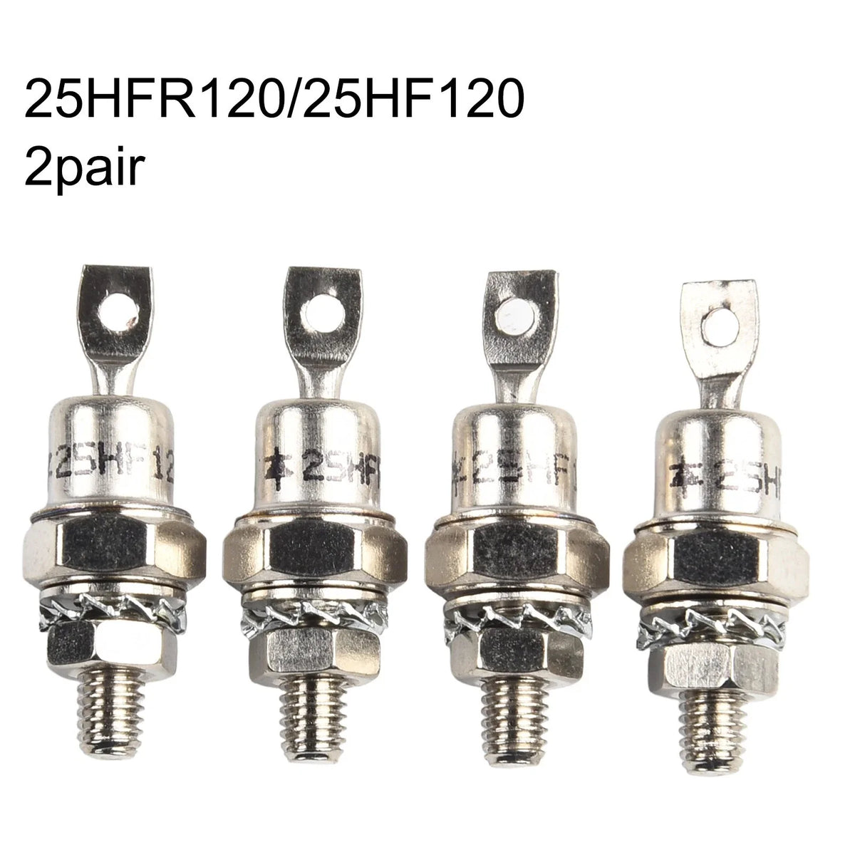2X 25HFR12025HF120 Diodes for User Friendly Installation and Maintenance