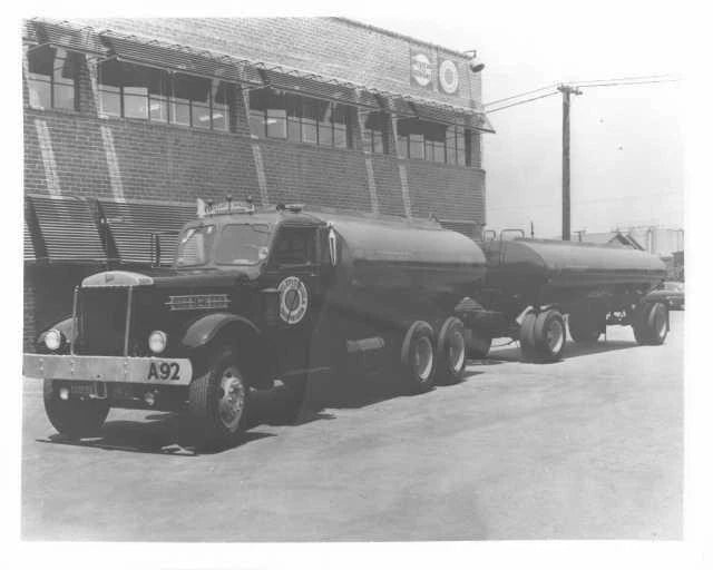 Press Photo for 1952 Sterling-White Tanker Truck