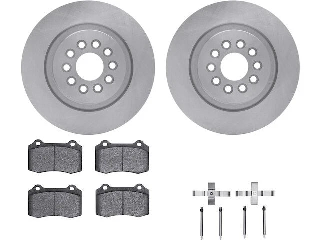 Brake Pad and Rotor Kit for Jaguar S Type (2003–2005) 81674NMNG
