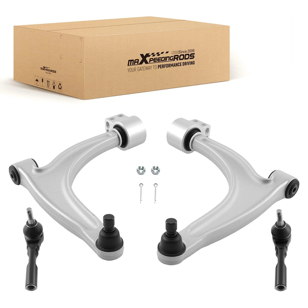 Front Lower Control Arms Tie Rods for Saturn Aura Pontiac G6 (2005–2009)