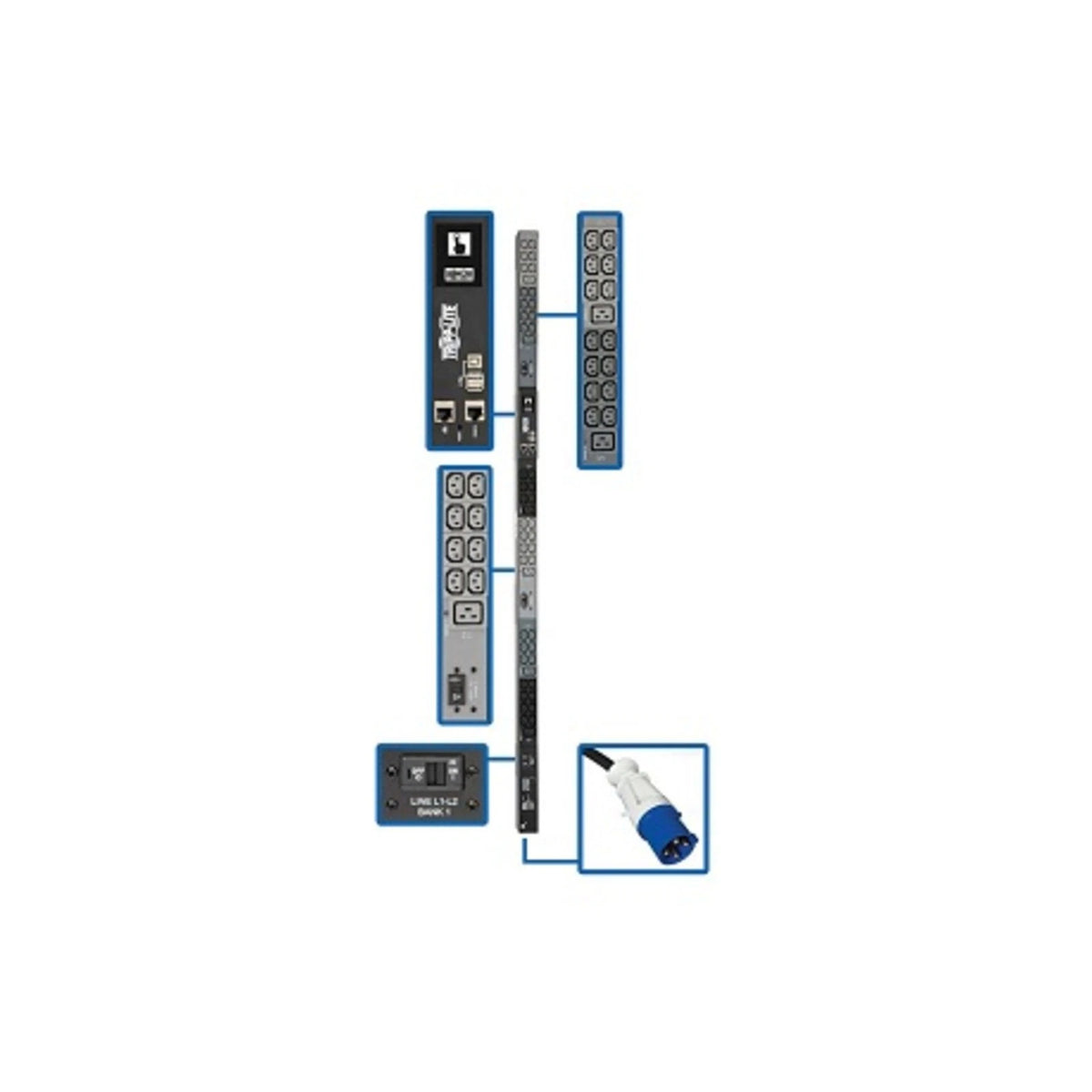 PDU for Eaton Electrical PDU3EVN10G60B (200-240V 3PH)