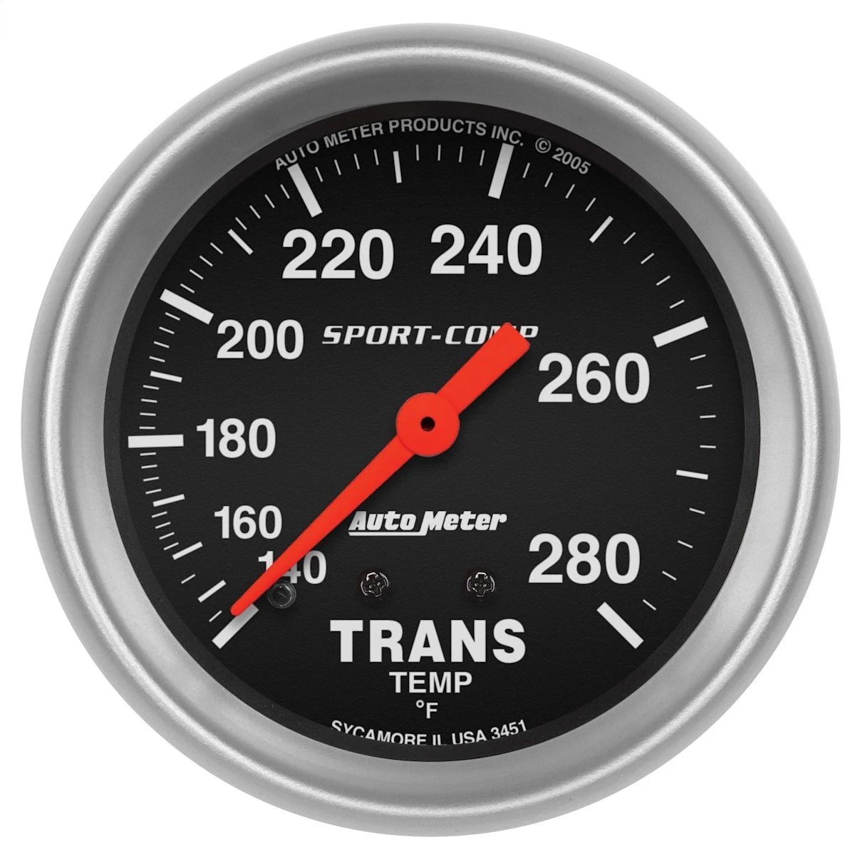 Autometer Transmission Temperature Gauge 3451 for