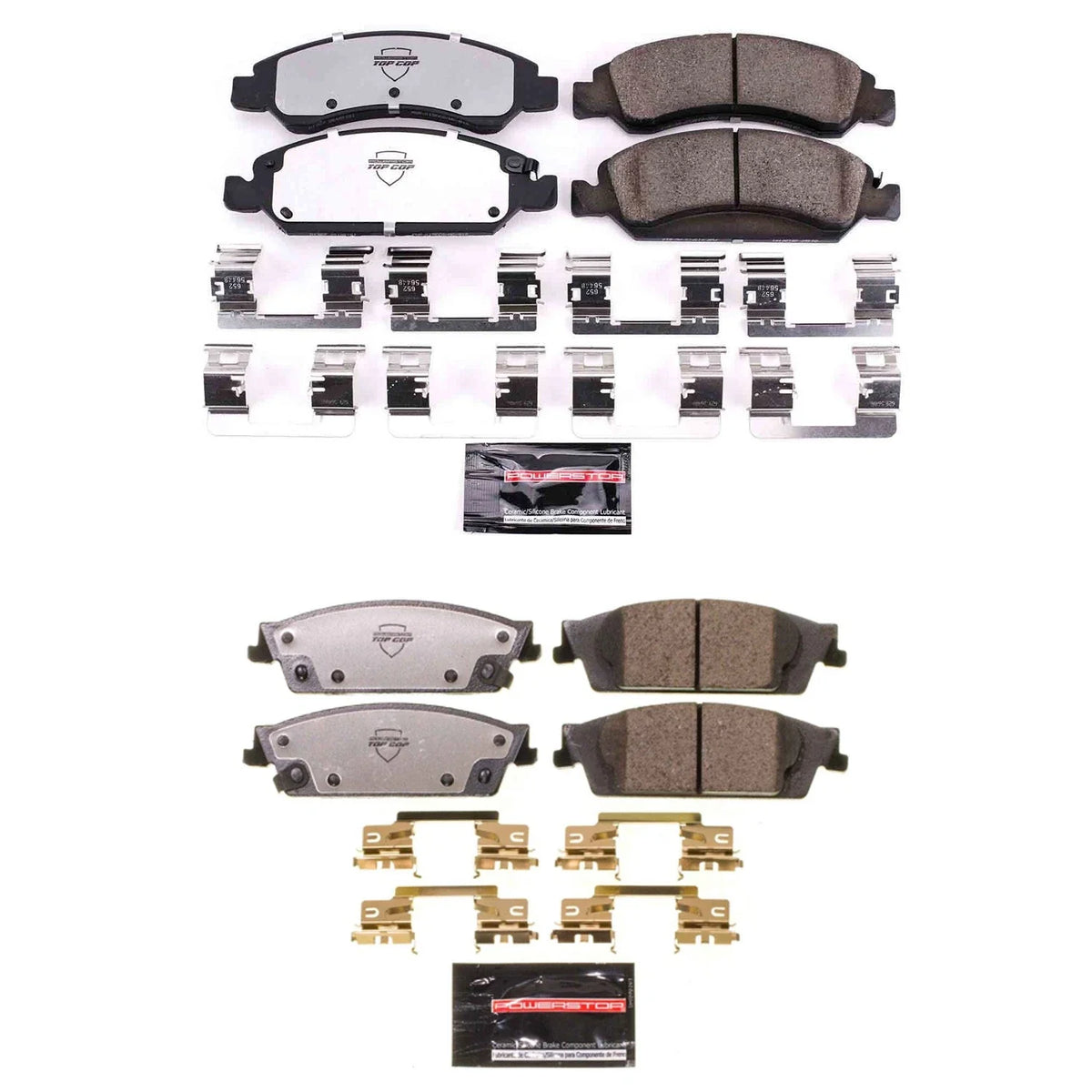 PowerStop Z37 Carbon-Fiber Ceramic Disc Brake Pad Kit for Tahoe Yukon (2007–2014)