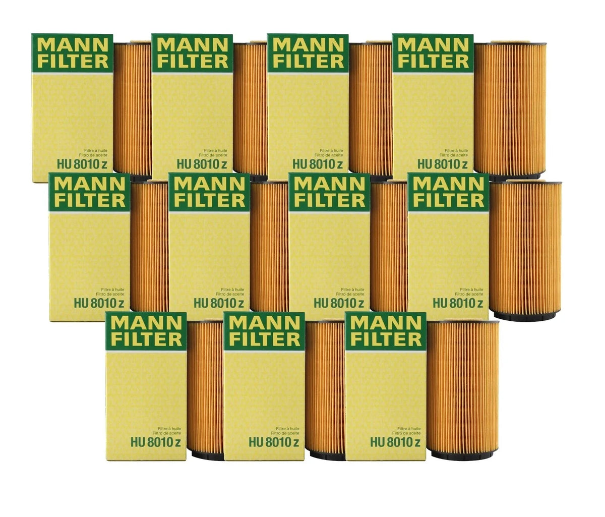 Set of 11 Engine Oil Filters for Audi A8 Quattro (2002–2010)