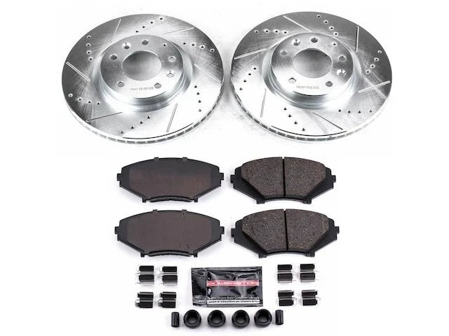 Front Brake Pad and Rotor Kit for Mazda RX-8 (2004–2008) NZ487BQ