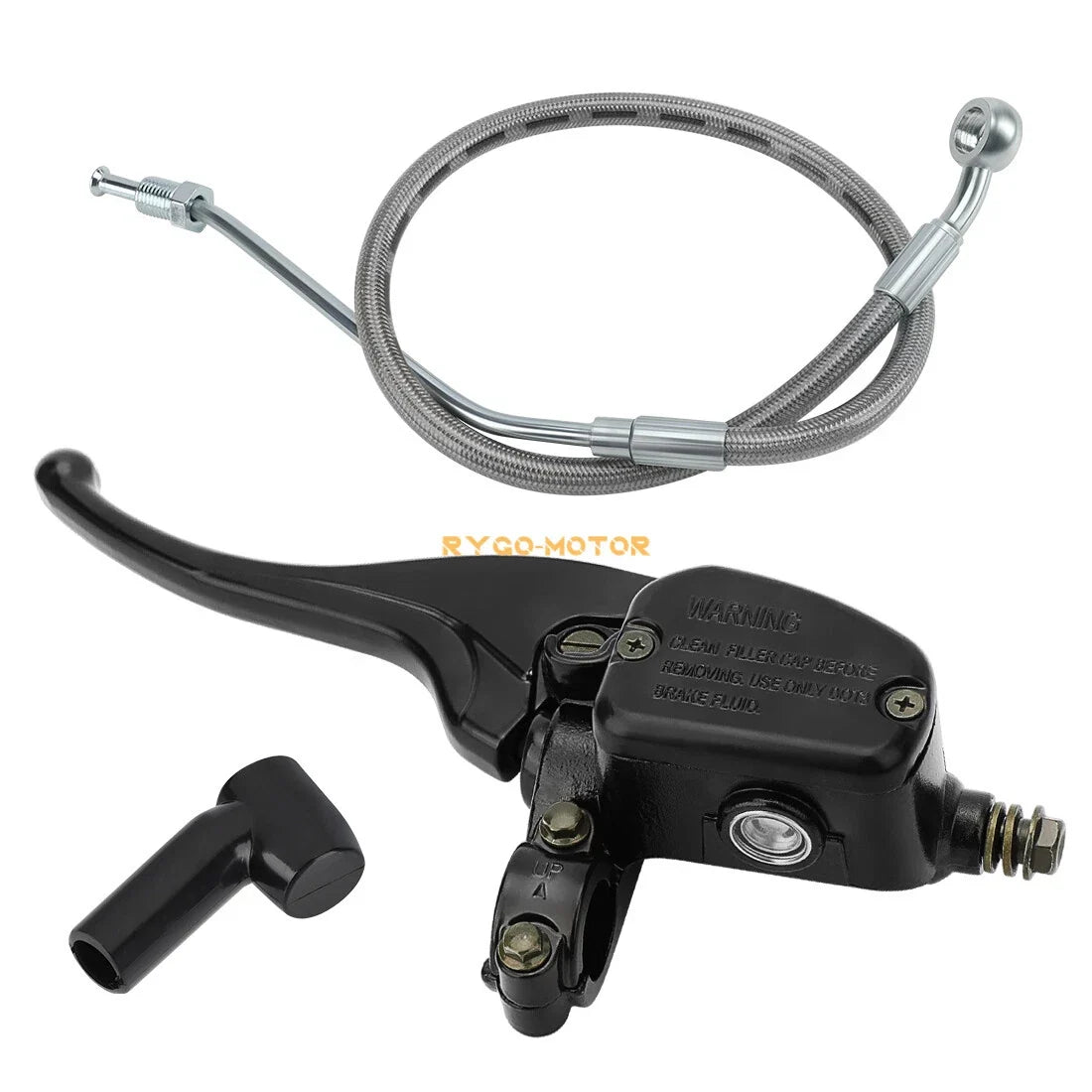Front Brake Master Cylinder & Hose Line for Polaris Scrambler 500 4X4 (2003–2012)