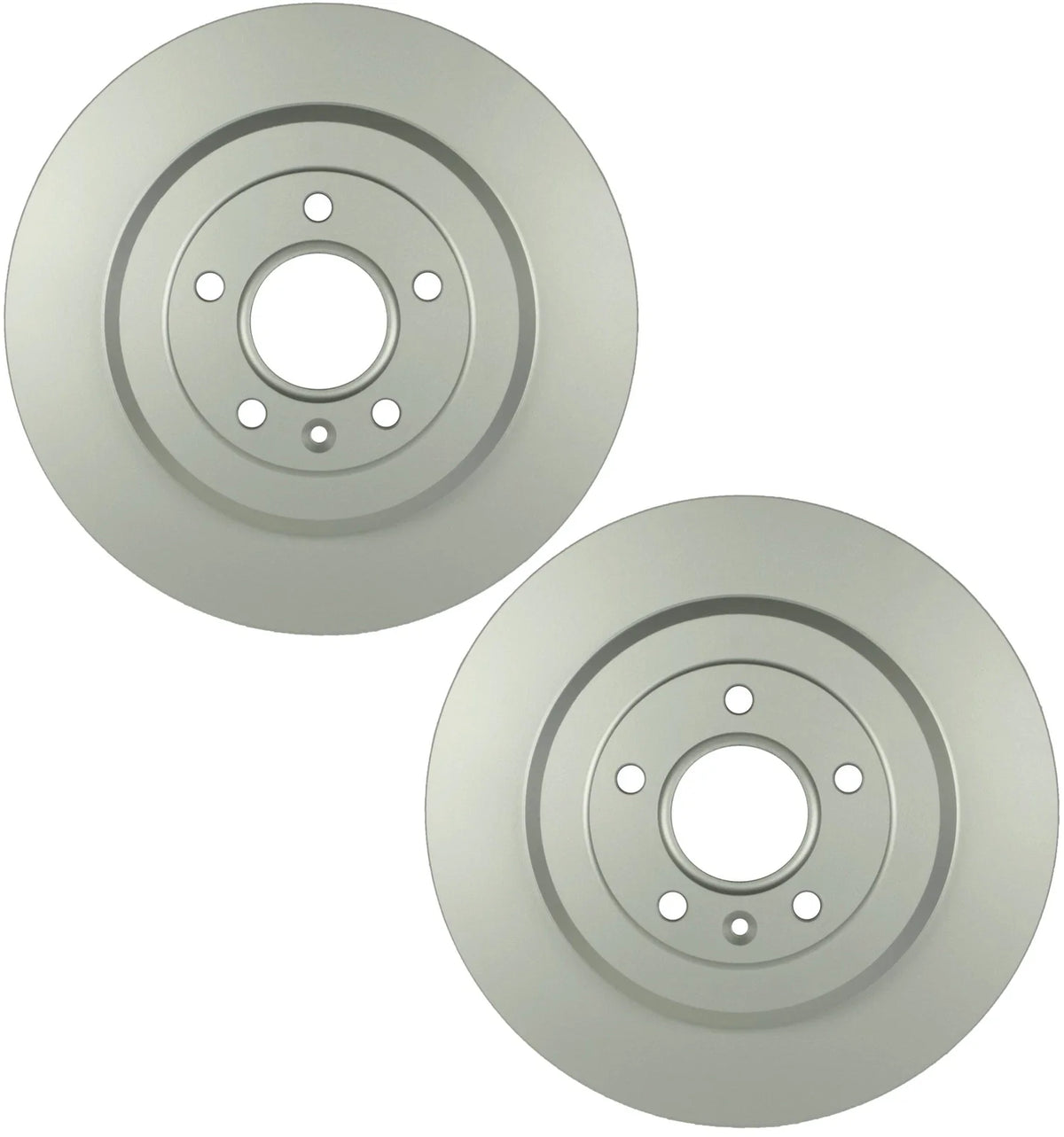 2X Bosch QuietCast Rear Brake Disc Rotors for Ford Lincoln Mercury