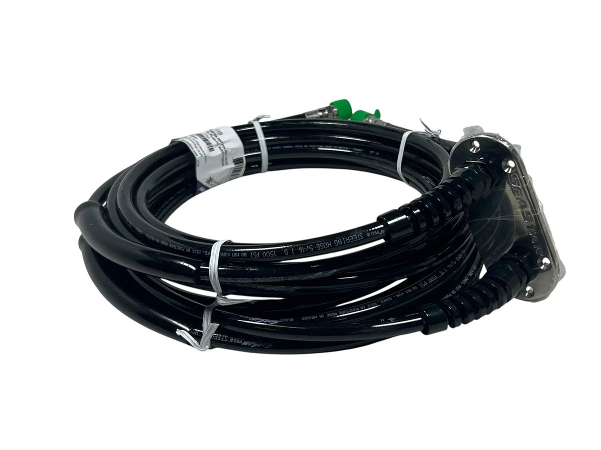 Seastar Solutions HO8918 Pro Double Bulkhead with 2 x 18FT Hose for Marine
