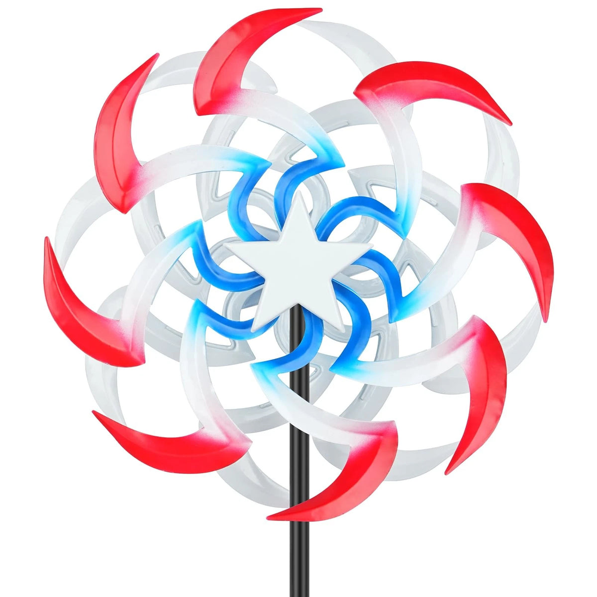 Metal Wind Spinners for Outdoor Garden Decor