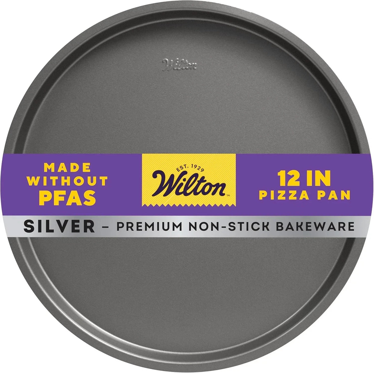 12 In. Silver Non Stick Pizza Pan for Bakeware (No Known Part Numbers)