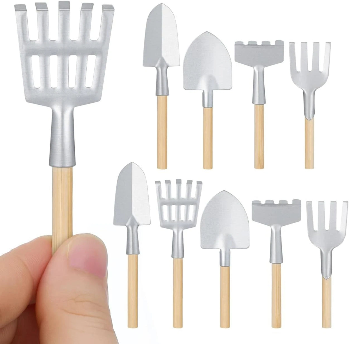 Set of 10 Mini Garden Shovels for Gardening Tools