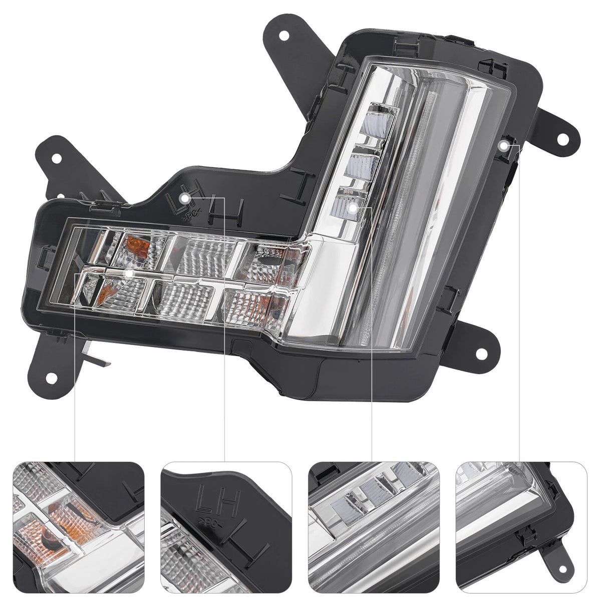 LED Fog Light for Cadillac Escalade/ESV (2015–2020) Front Left Driver Side