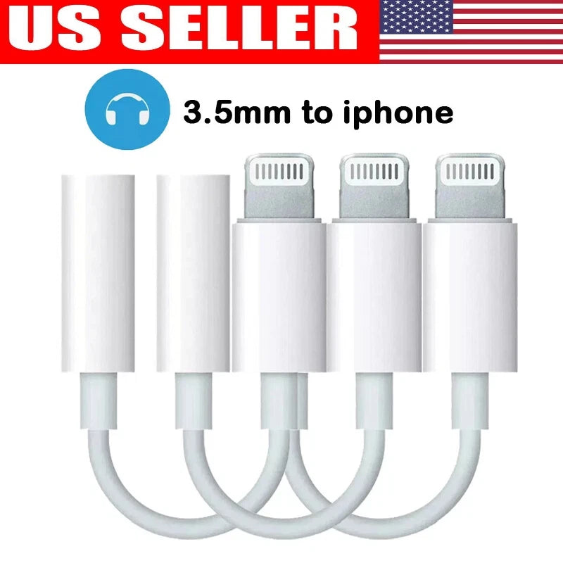 Adapter Jack 8Pin to 3.5mm Aux Cord for iPhone